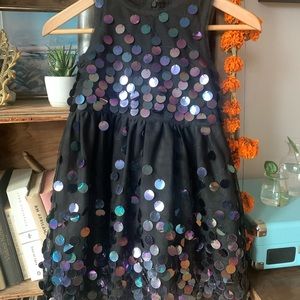 Cat & Jack kids sequined dress - sz 6